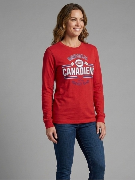 NHL Tops - Montreal Canadiens Official NHL Hockey Long Sleeves T-shirt
